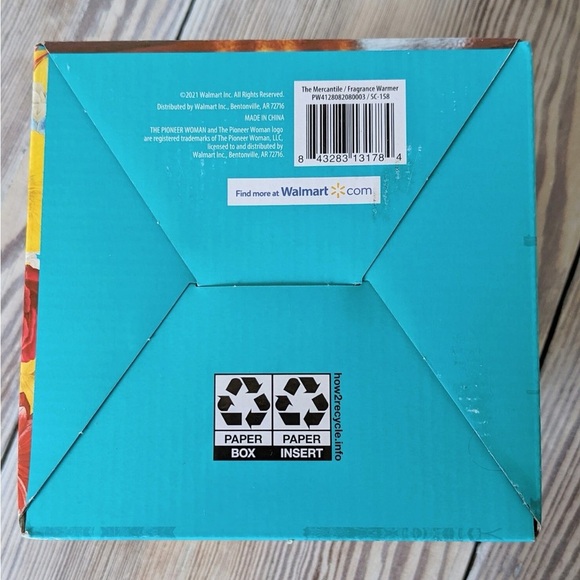 NIB Pioneer Woman Mercantile Scented Wax Warmer new in box ready to use or gift! - Picture 6 of 7